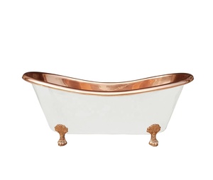 Colorful Copper Bathtub Handicrafts High Quality Handmade Copper Clawfoot Bathtub for Sale by Manufacturer Bulk Wholesaler - Product Image 3