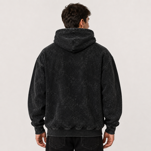 Sudadera con Capucha Extra Grande para Hombre, Estilo Vintage, Algodón Grueso, Ropa Urbana, Bordado Personalizado, Moda Urbana, Ropa al por Mayor - Product Image 2