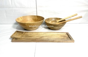 Chất Lượng Cao Nhật Bản Tùy Chỉnh Gỗ Gốm Ngâm Bát Đặt Dùng Một Lần Đại Dương Cá Tráng Men Phục Vụ Salad Cà Ri Đảng - Product Image 6