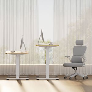 Postazione di Lavoro Elettrica per Casa e Ufficio 48 X 24 Pollici, Scrivania Regolabile in Altezza con Doppio Motore, Funzione Sit-Stand - Product Image 3