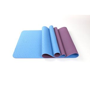 Tappetino Yoga Premium Bicolore in TPE, Attrezzatura per Esercizi di Alta Qualità - Product Image 6