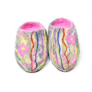 รองเท้าสักหลาดหลากสี-ผลิตภัณฑ์งานฝีมืออื่นๆ - Product Image 2