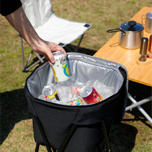 Glacière pliable 45qt en EPP Dsk.pig, imprimé léopard, isotherme et étanche, sac de camping extérieur - Product Image 4