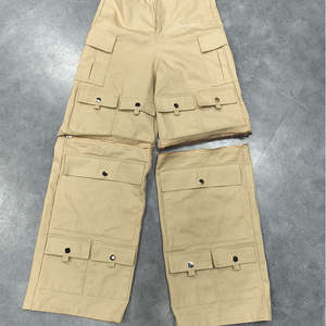 กางเกงผ้าแคนวาส SIDDIQUI HOSINEX สำหรับผู้ชาย/ผู้หญิง ผสมโพลีเอสเตอร์/คอตตอน สไตล์วินเทจ สีเข้ม เป็นมิตรกับสิ่งแวดล้อม ป้องกันรอยยับ แห้งเร็ว เอวยางยืด คุณภาพสูง - Product Image 2