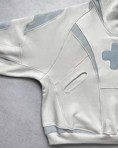 Sweat-shirts à capuche surdimensionnés de luxe pour hommes, en coton de haute qualité, avec impression en relief, épaules tombantes, coupe ample - Product Image 5