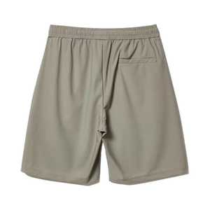 Pantalones Cortos de Hombre de Moda, 100% Calidad Superior, Color Sólido, Cintura Media, Cordón Ajustable, Secado Rápido, Poliéster, Casuales, con Logotipo Frontal - Product Image 2
