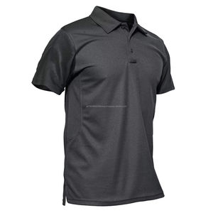 Camiseta Polo Deportiva de Manga Corta para Hombre, Secado Rápido, 100% Poliéster, Patrón Táctico 3D, Estilo Casual, Camisetas Polo de Golf Lisas OEM - Product Image 6