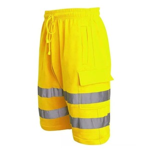 Shorts de travail cargo pour hommes, réfléchissants, sécurité, personnalisés, OEM, marque privée - Product Image 5
