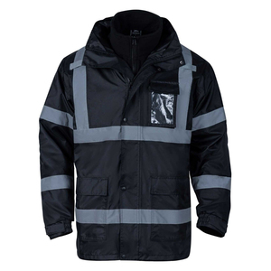Sweat à capuche de sécurité haute visibilité 2026, conforme à la norme ANSI Classe 3, vêtement de travail haute visibilité, pull-over personnalisable avec logo, pour le secteur de la construction - Product Image 2