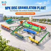 Ligne de production d'engrais granulés pour la fabrication de granulés NPK organiques composés