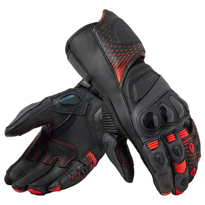 Guantes Profesionales de Motociclismo de Cuero Genuino, Compatibles con Pantalla Táctil, Protección de Palma, Unisex - Product Image 1