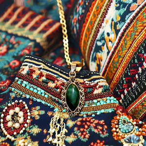 Comprar Top Grade Nepal Joyas Piedras preciosas Malaquita Plata de Ley 925 Colgante Piedras Naturales Healing Crystal Stones - Product Image 1