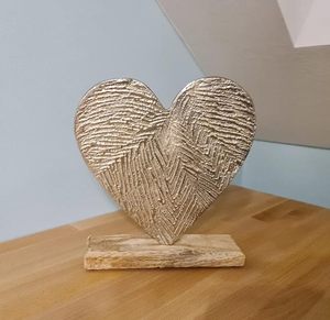 Nueva Decoración Navideña Rústica de Aluminio y Madera para Estantes y Exhibiciones Festivas - Product Image 2