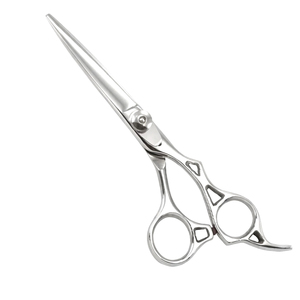 wholesale High Quality Hair Cutting <b>Scissors</b> Ergonomic Offset Handle Professional Salon Barber Shears OEM Manufacturer - Product Image 1