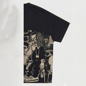 T-shirt Homme Haut de Gamme Oversize à Épaules Tombantes en Coton Lourd avec Logo Personnalisé – Fournisseur Streetwear Tissu Uni Respirant Idéal pour l'Été - Product Image 4