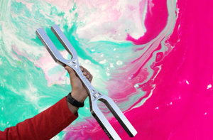 MARS MANUFACTURE extra Large Giant Tuning Fork \ With Dna Key \ <b>Elevate</b> sound healing \ Tuning Forks.. - Product Image 6