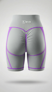Shorts de sport et de yoga taille haute, respirants, sans coutures, à effet push-up fessier, pour fitness, gym, entraînement, cyclisme et streetwear, avec compression athlétique - Product Image 5