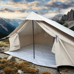Carpa de Emergencia de Lona Plegable de Una Sola Capa, Resistente al Viento, 4x4m, para Uso en Emergencias y Vivienda Temporal - Product Image 5