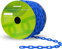 Chaîne de sécurité en plastique Plastech PCH-001, en PE/PP/ABS/PA, résistante aux chocs, protection UV, structure combinée, origine Taïwan, ISO
