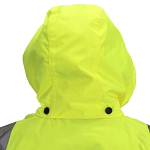 Custom <b>Hi</b> Vis Winter Class 3 High Visibility Jacket Orange Lined Fleece Work Reflective Safety Reflective Jacket - Product Image 4