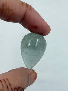 Pierre d'aigue-marine naturelle en forme de poire, 27,68 carats, 17,50x25MM, pour la fabrication de bijoux - Product Image 4