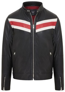 Chaqueta de Cuero Genuino Personalizada para Motociclistas, Chaqueta de Cuero Desgastado para Hombre, Servicio de Muestras de Fabricación OEM ODM Disponible - Product Image 4