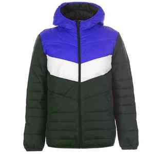 Blouson matelassé personnalisé, conception OEM, logo personnalisé, prix d'usine, vente en gros, grande taille, imperméable, avec capuche - Product Image 1