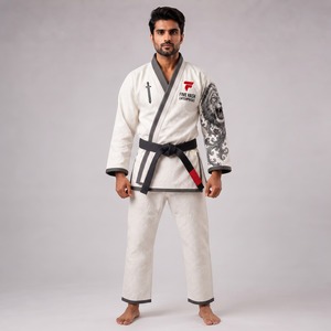 Uniforme de karaté léger Uniforme de karaté de qualité fabriqué avec un tissu respirant, une construction flexible et des coutures fiables - Product Image 1