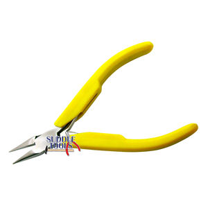 LS Light Series 120mm DIY Short Snipe Nose Pliers Half Round Chain Nose Pliers Plain Jaws Bijoux Bijoux Outils d'horlogerie - Product Image 1