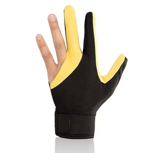Gants de billard/snooker à 3 doigts ouverts de haute qualité, respirants, protecteurs pour les mains, colorés, en spandex lisse, pour l'été - Product Image 5