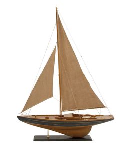 เรือไม้ตั้งโต๊ะแบบพิเศษ สไตล์ทะเลชายฝั่ง สำหรับตกแต่งบ้าน สำนักงาน หรือชั้นวางของ - Product Image 5
