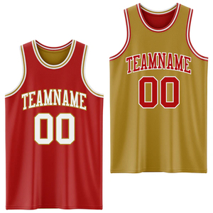 Maillot de basket-ball réversible pour équipe professionnelle, vêtements personnalisés - Product Image 1