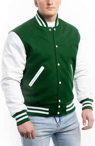 Stylish Men's Varsity Jacket Comfortable College-Style Canvas Outerwear Trendy Manufacturer Designs Varsity Jacket for man - Product Image 3