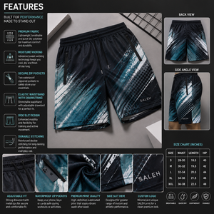 Pantalones Cortos de Baloncesto para Hombre al por Mayor, Transpirables, de Secado Rápido, para Entrenamiento Deportivo, Fabricante Personalizado - Product Image 6