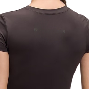 T-shirt décontracté pour femme en mélange de lin, manches courtes, léger, respirant, tissu doux, confortable pour tous les jours - Product Image 4
