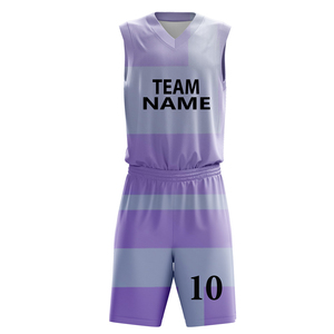 Conjunto de Uniforme de Baloncesto Personalizable y Transpirable para Adultos, Uniforme de Baloncesto Universitario de Verano con Logotipo del Equipo, 100% Poliéster - Product Image 3