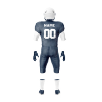 Ensemble de maillots de football américain personnalisés, respirant, séchage rapide, tissu extensible léger, confortable pour l'entraînement, sur mesure
