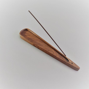 Porte-encens en bois minimaliste de qualité supérieure, plateau brûleur de bois pour l'aromathérapie, la méditation et la relaxation - Product Image 2