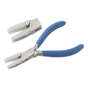 Pince à nez plat avec mâchoires en nylon taille 140mm avec poignées en mousse à ressort et mate boîte à joints fabrication de bijoux pince d'emballage de fil - Product Image 1