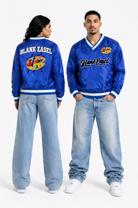 Custom Varsity Team V Neck Windbreaker WaterProof Jacket School Club Sports <b>Pullover</b> Private Label Supplier <b>Men's</b> Jackets - Product Image 2