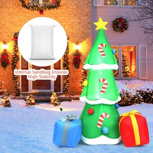 Albero di Natale Gonfiabile di 1,8 Metri con Scatole Regalo, Decorazione Gonfiabile per la Stagione Festiva - Product Image 3