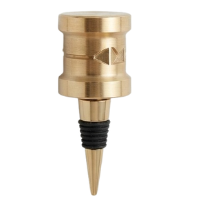 Bouchon de bouteille de vin plaqué or, sur mesure, durable, fait main - Product Image 3