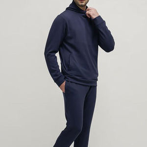 <b>Men's</b> <b>White</b> Hooded <b>Sweatshirt</b> Oversized Fit Solid Color Casual Pullover Breathable Pocket Design Streetwear Cotton Material - Product Image 4