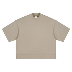 Camiseta de Alta Calidad, Lisa, Gruesa, 240 Gramos, Hombros Caídos, Cuello Redondo, 100% Algodón, para Impresión, Personalizable para Hombre, Bordado 3D - Product Image 5