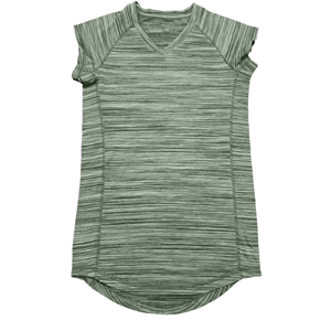 Camiseta de Manga Raglán con Cuello en V a Rayas Rosas para Hombre, Corte Regular, Tejido de Punto, Secado Rápido, Estilo Deportivo - Product Image 6