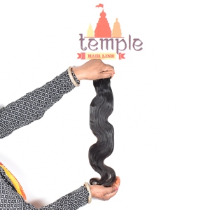 Cheveux Remy indiens bruts à double trame, 100% naturels, non traités, sans tissage, lots de 100g, extensions humaines en gros - Product Image 1