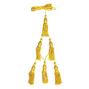 Gold Metallic Bullion Wire Custom Size Decorative Cincture for Liturgical Garments - Product Image 1
