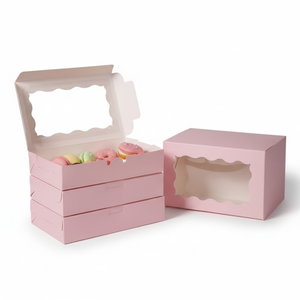 Boîtes en papier kraft jetables écologiques avec logo personnalisé, pelliculage mat pour emballage de plats à emporter, aliments pour bébés, chewing-gum - Product Image 4