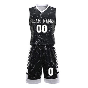 Latest Unisex Sports Basketball Uniform Jersey Custom Logo Sleeveless with Quick Dry Feature Soft Comfortable Plus Size Set - Product Image 2