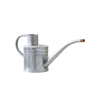Arrosoir galvanisé avec motif de feuilles en relief pour l'utilisation en jardinage, soin des plantes d'intérieur et d'extérieur, arrosoirs en métal durables - Product Image 3